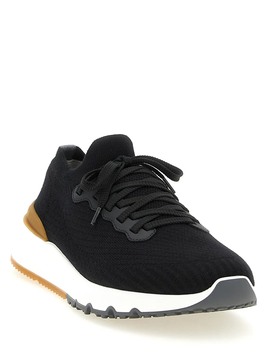 Кроссовки «Running Sock» Brunello Cucinelli, черный — фото 2