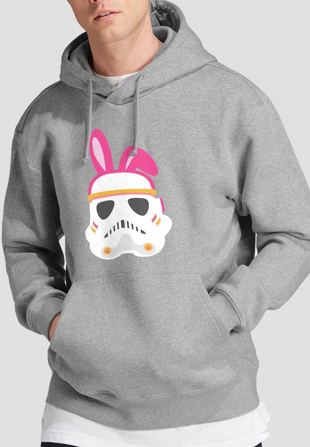

Толстовка с капюшоном EASTER BUNNY STORMTROOPER PRINT Star Wars, серый
