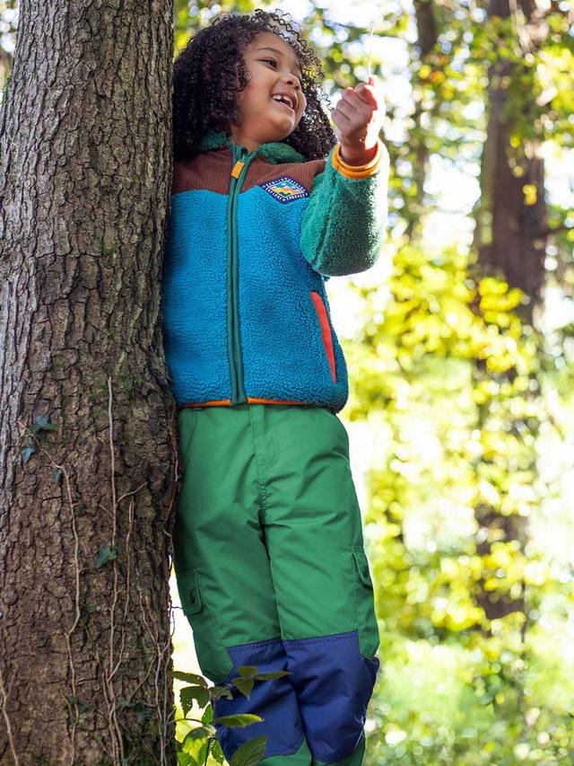 Детские брюки Wilderness Frugi, Holly Green/Navy — фото 2