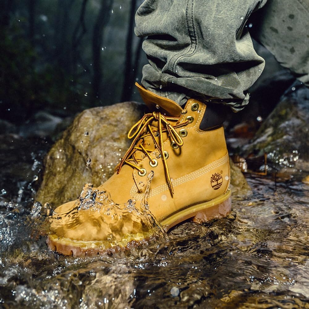 Мужские ботинки Timberland Premium 6 дюймов, Wheat Nubuck — фото 2