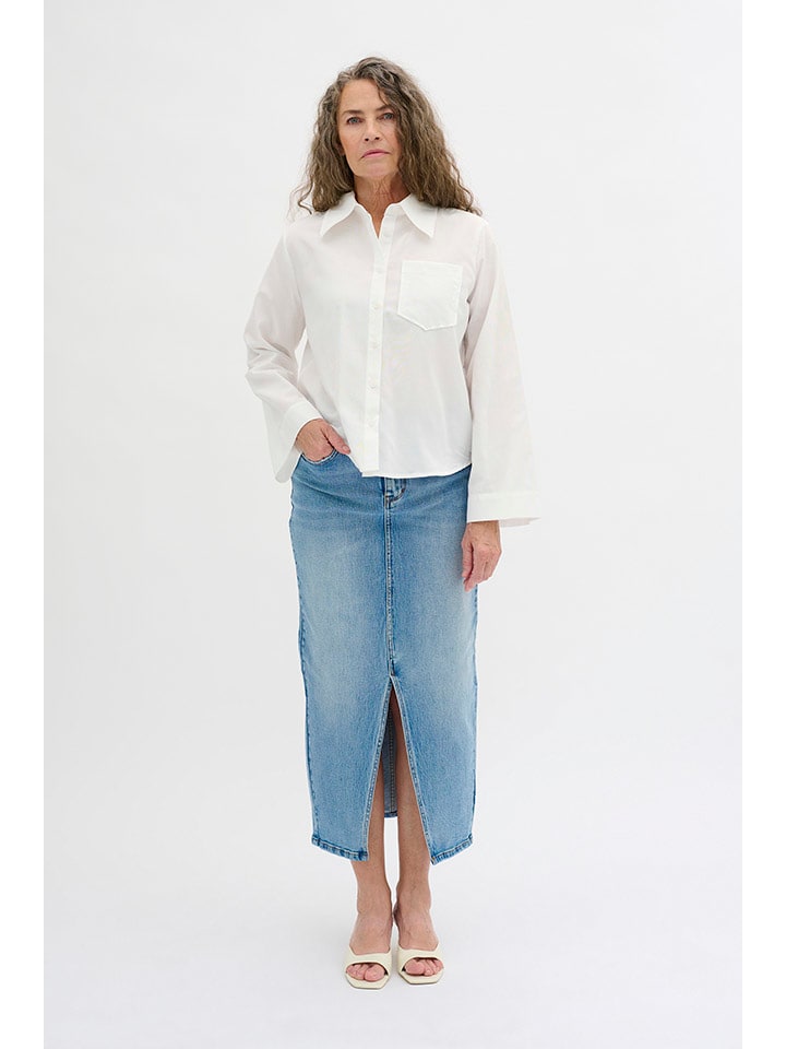 

My Essential Wardrobe Светло-голубая джинсовая юбка