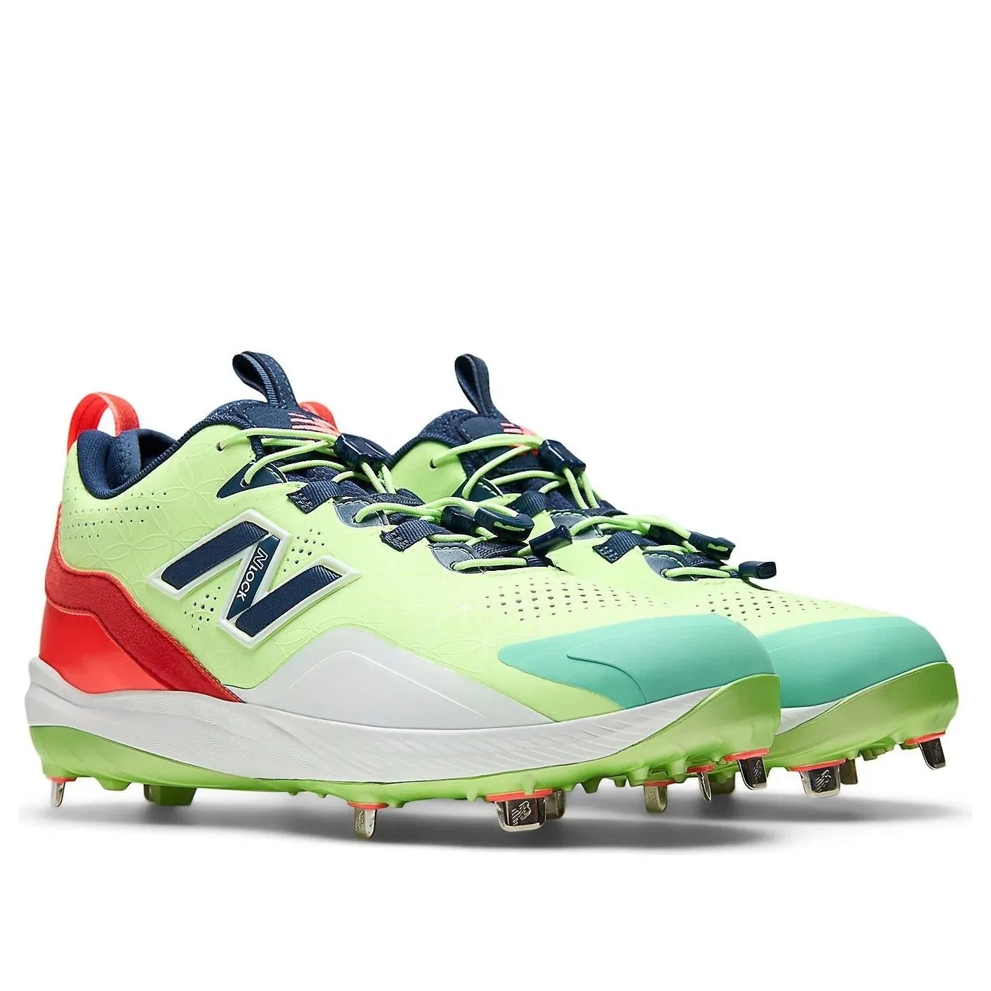 Кроссовки New Balance FuelCell Lindor 3 'Urgent Red Firefly' LLINDFF3, зеленый — фото 4