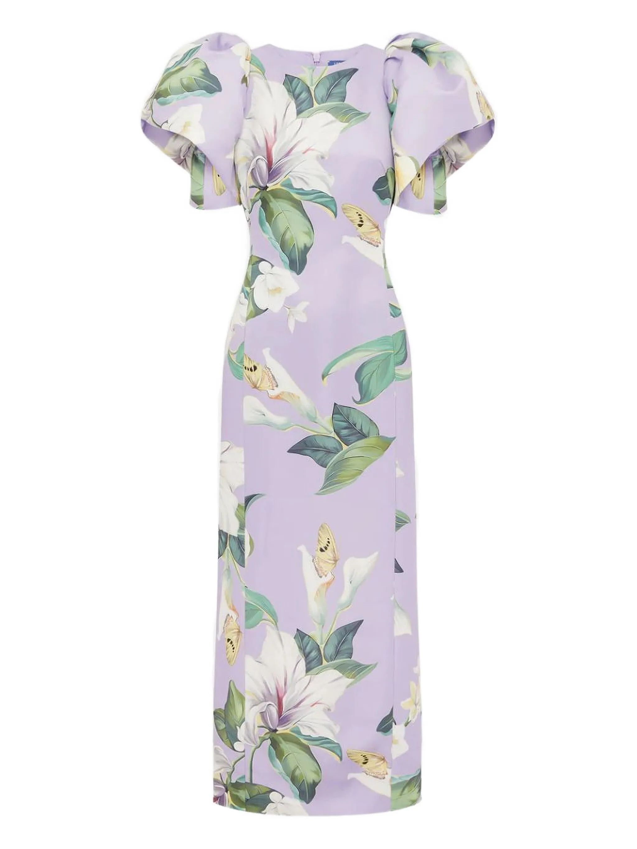 

Платье макси Lucinda с объемными рукавами Leo Lin, фиолетовый