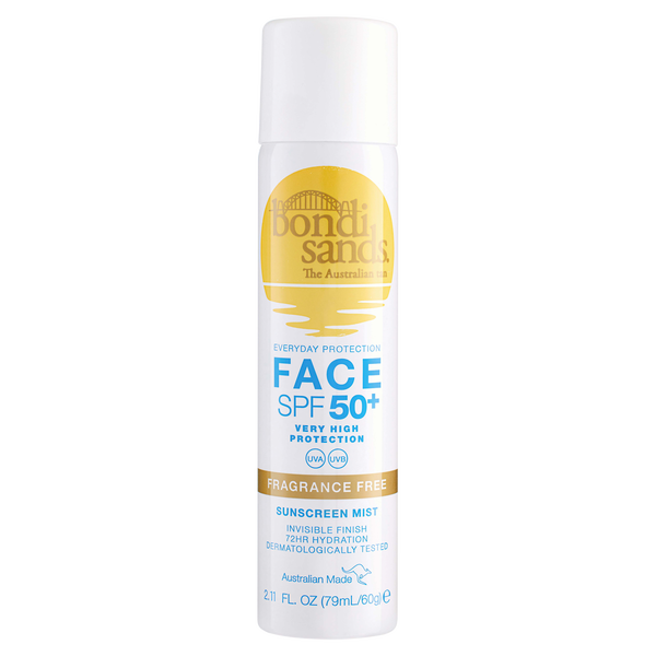 

Спрей для лица без отдушек с spf50, 60 г Bondi Sands