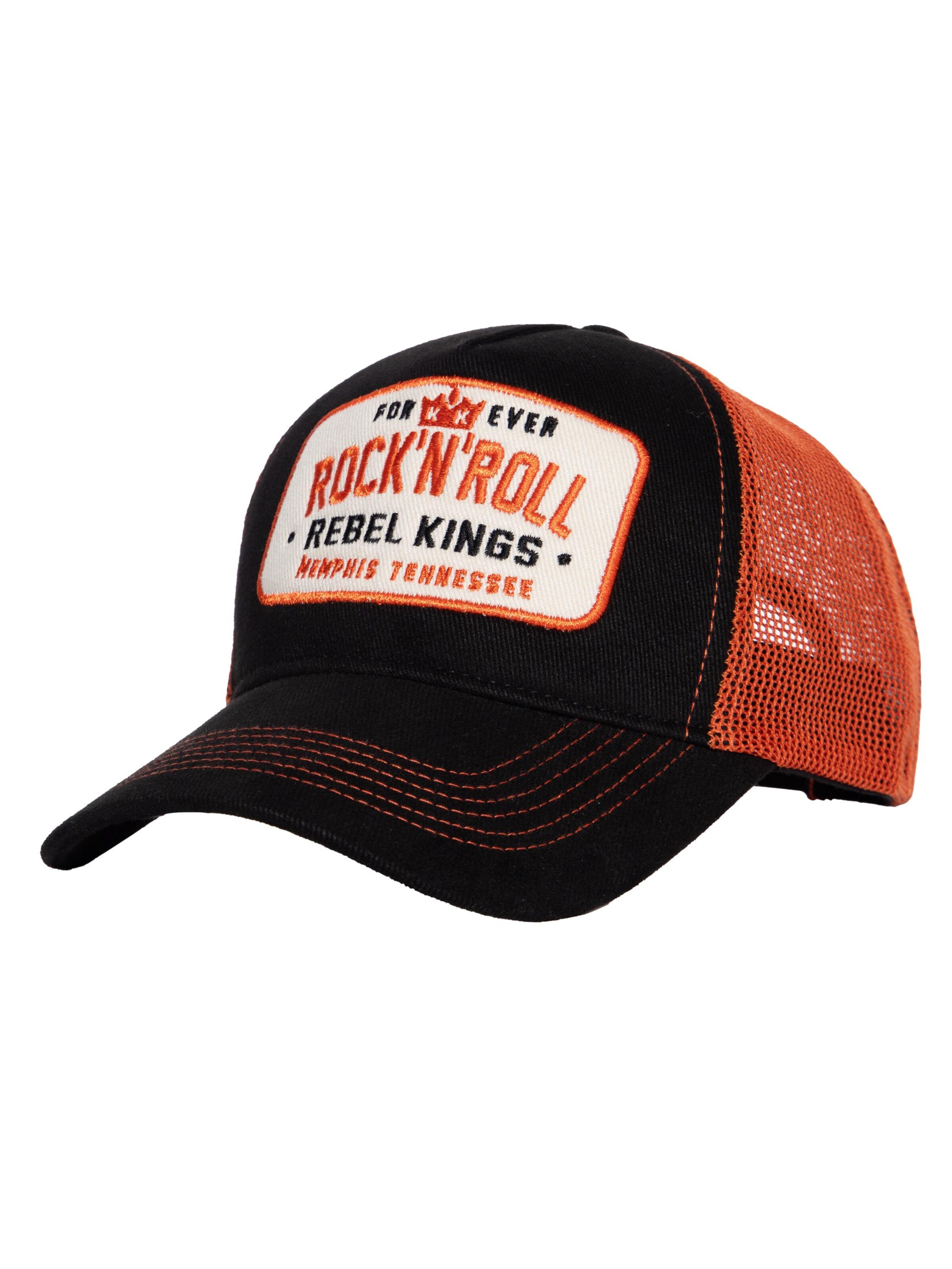 

King Kerosin Кепка 'Forever Rock'n'Roll' в черном цвете