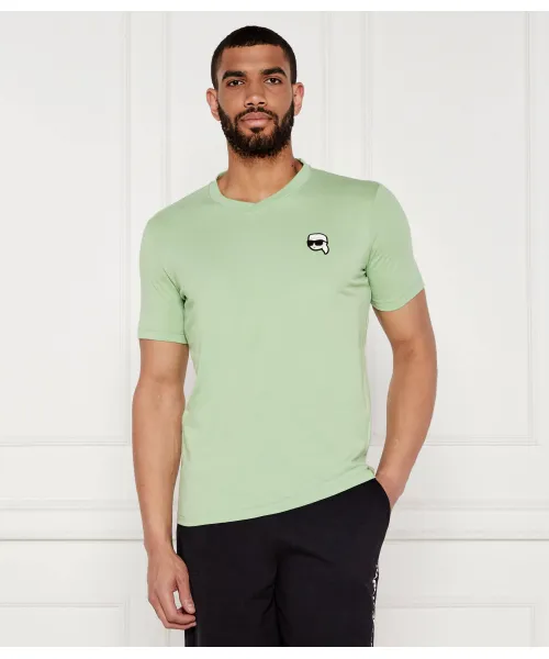 

Футболка Regular fit Karl Lagerfeld, зеленый