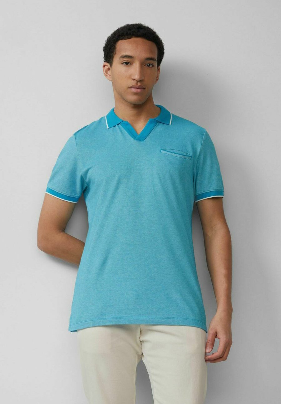 

Поло s.Oliver V-AUSSCHNITT, Türkis Melange/Mottled Turquoise, Синий, Поло s.Oliver V-AUSSCHNITT, Türkis Melange/Mottled Turquoise