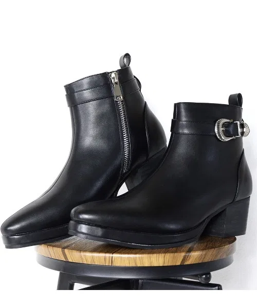 Ботинки высокие LOVEHUNTER Storm Boots на каблуке 6.5 см, черный — фото 3