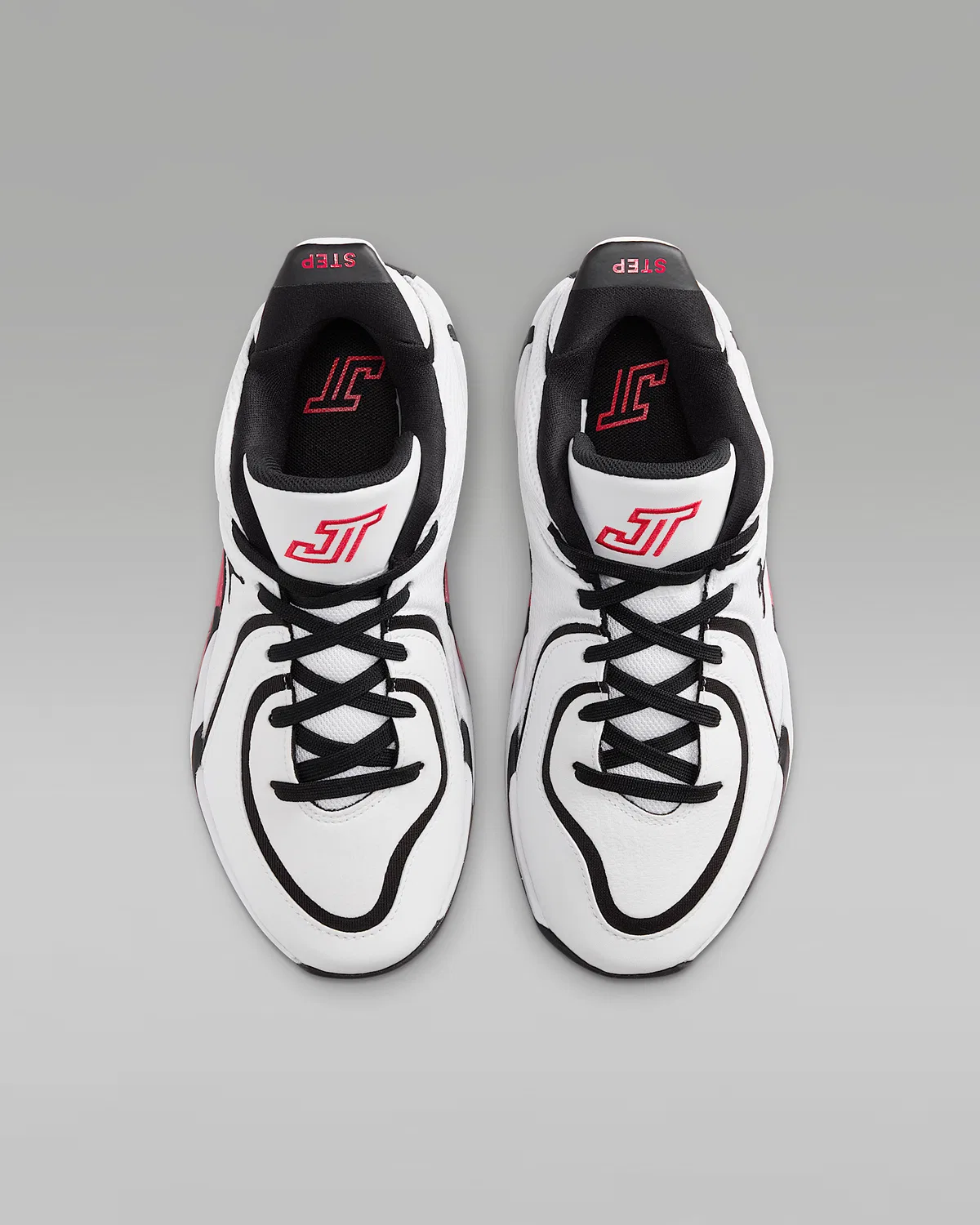 Кроссовки для детей старшего возраста Tatum 4, White/Black/University Red — фото 4