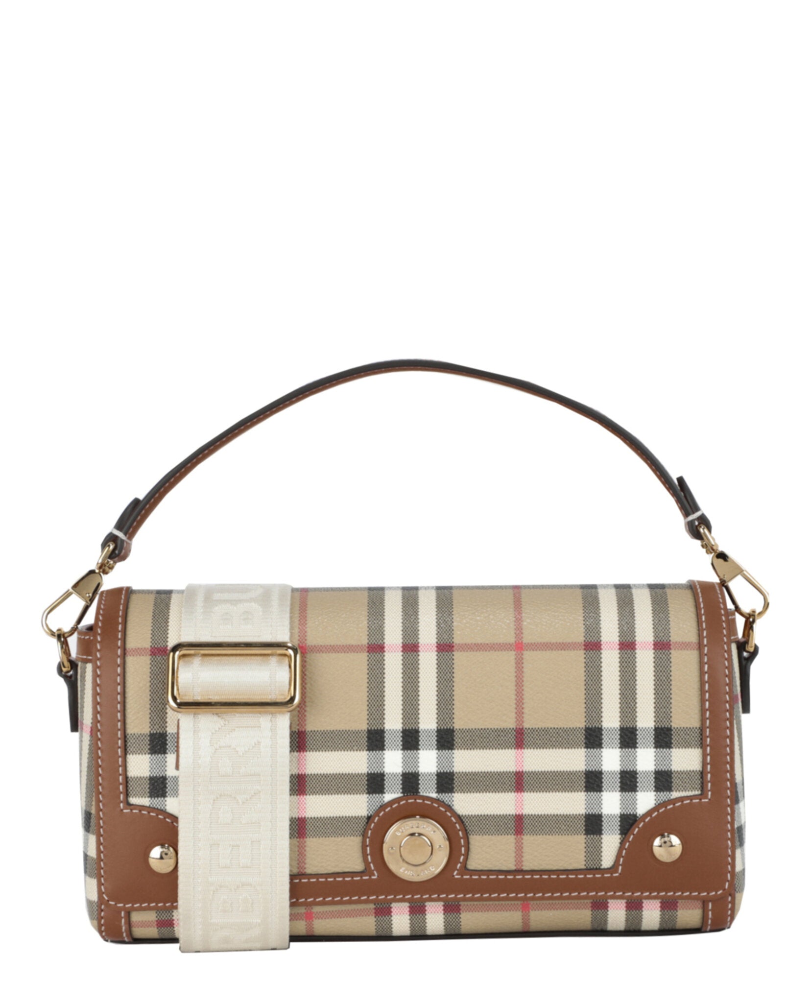 

Сумка-конверт Top Handle Burberry, коричневый