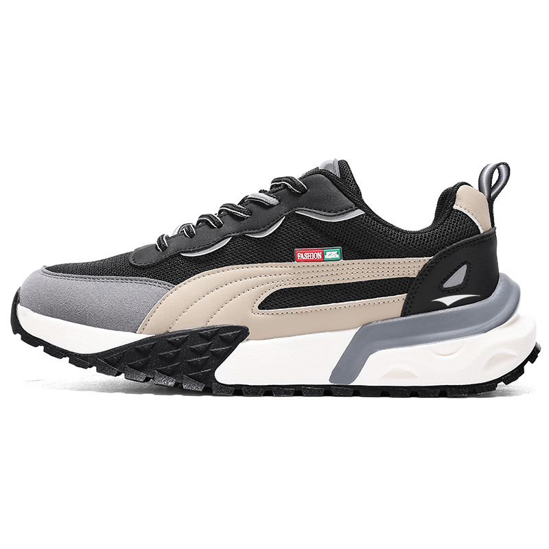 

Низкие повседневные туфли мужские FEIKE, Black Khaki