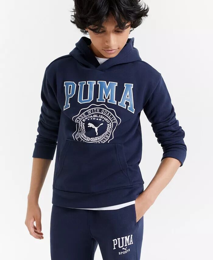 

Флисовая толстовка с логотипом Big Boys Squad Pack Puma, черный