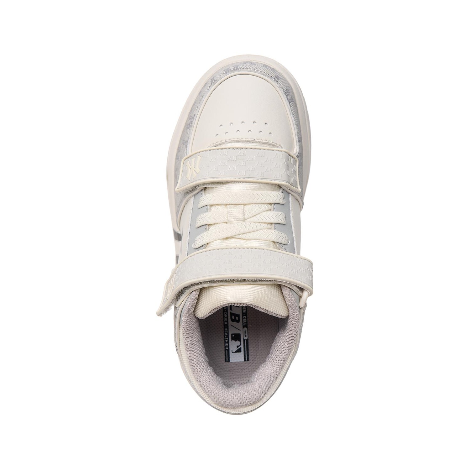 Детские кроссовки Chunky Liner Lifestyle PS Low-top серые/белые Mlb, светло-серый — фото 4