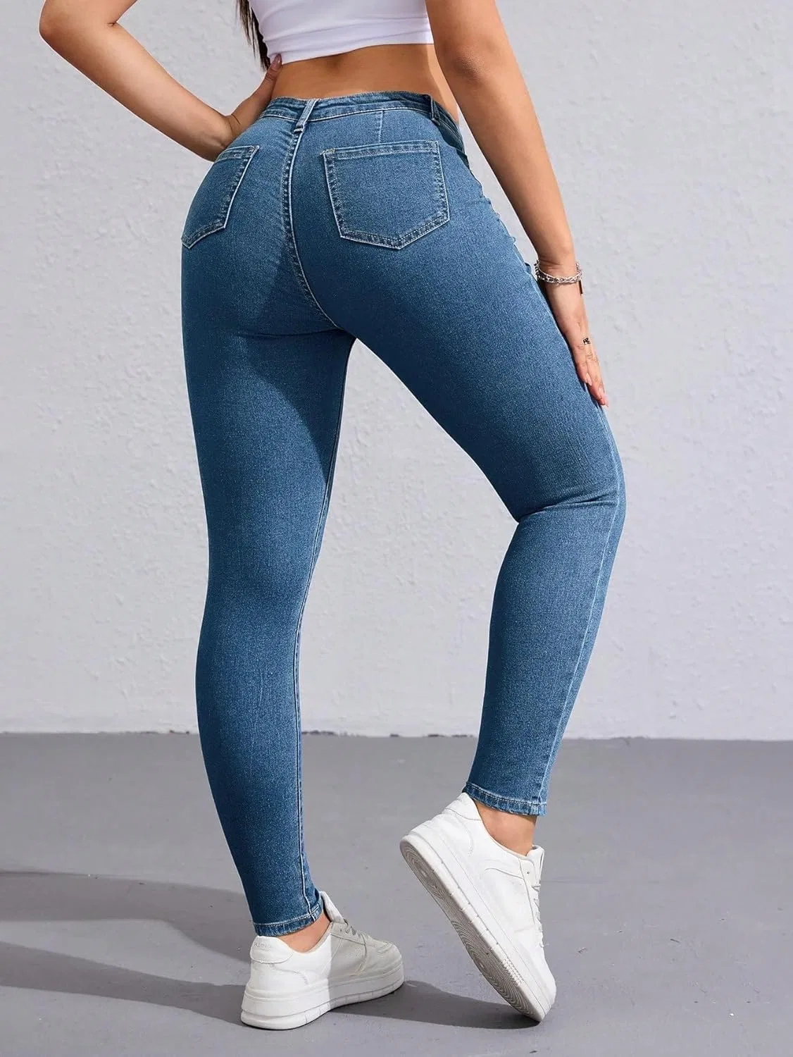 Джинсы Slim Fit Medium Wash — фото 3