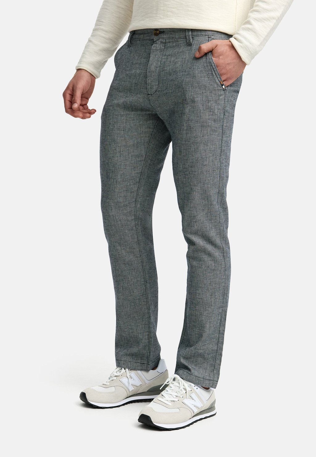 

Чиносы GUY INDICODE JEANS, сине-серый