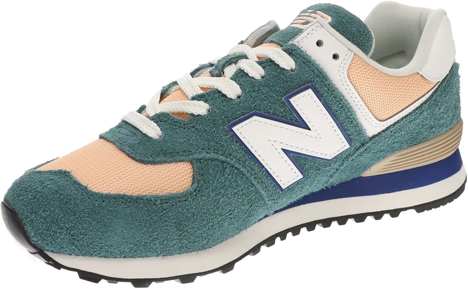 Кроссовки New Balance Unisex-Adult 574 V2 Unisex, New Spruce/Peach Blossom — фото 4