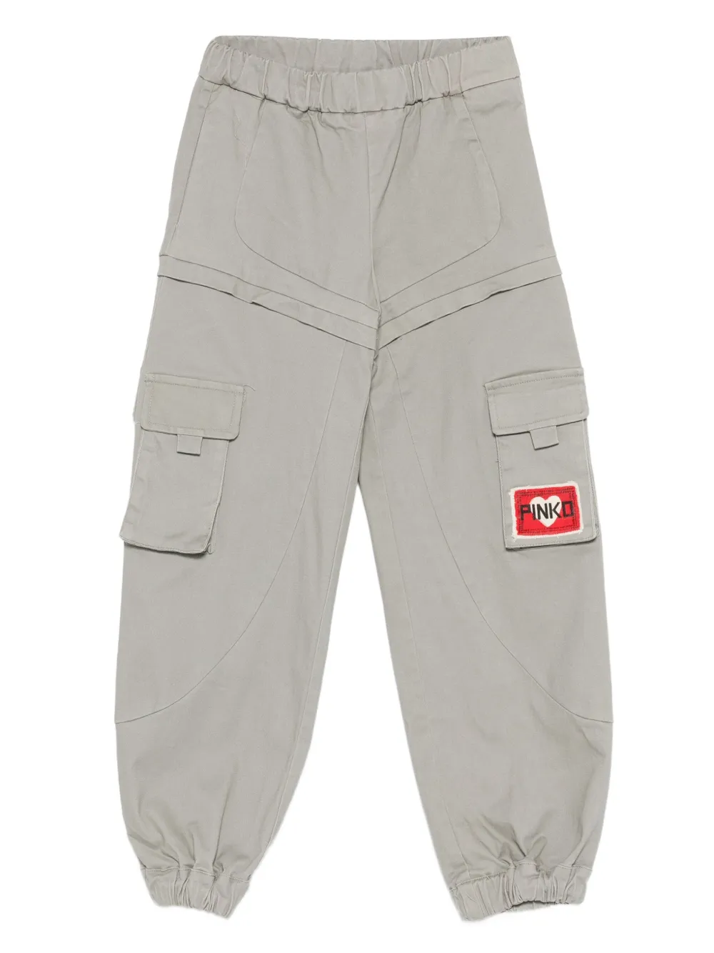 

Брюки с накладными карманами Pinko Kids, серый