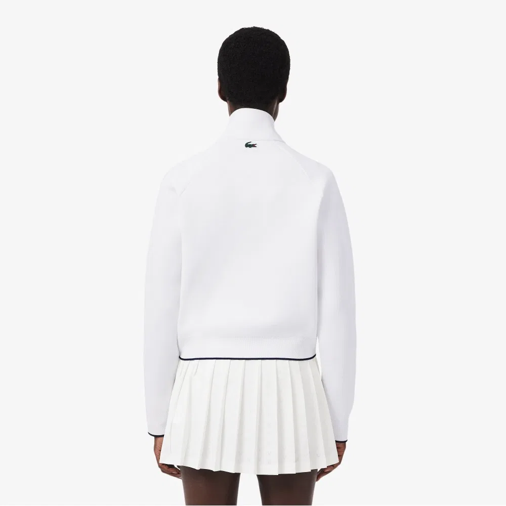Толстовка Lacoste Heritage, белая — фото 3