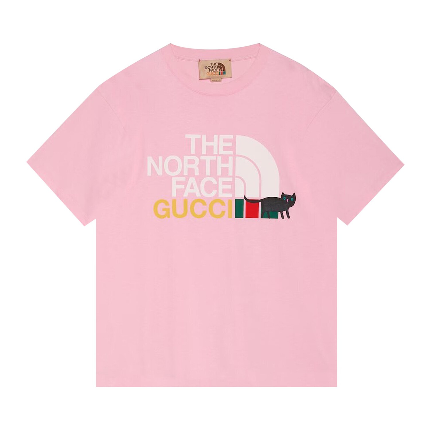 

Футболка Gucci x The North Face Светло-розовая, Розовый, Футболка Gucci x The North Face Светло-розовая