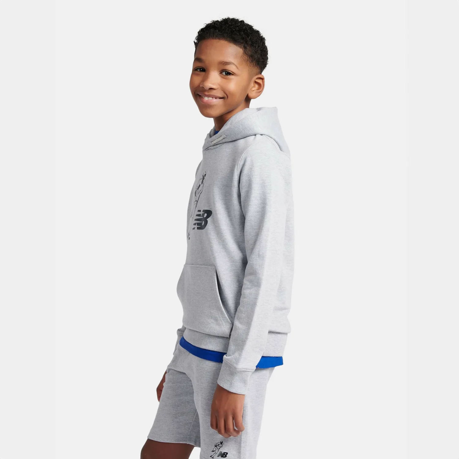 Худи с графическим принтом Shohei Ohtani Junior "Always on Logo" New Balance, AGT Athletic Gray Heather — фото 2