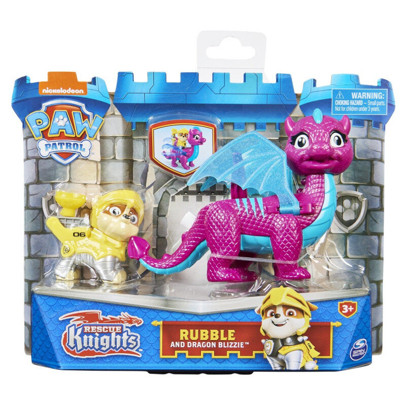 

Spin Master, Paw Patrol, Brave Knights Rubble + фигурки драконов