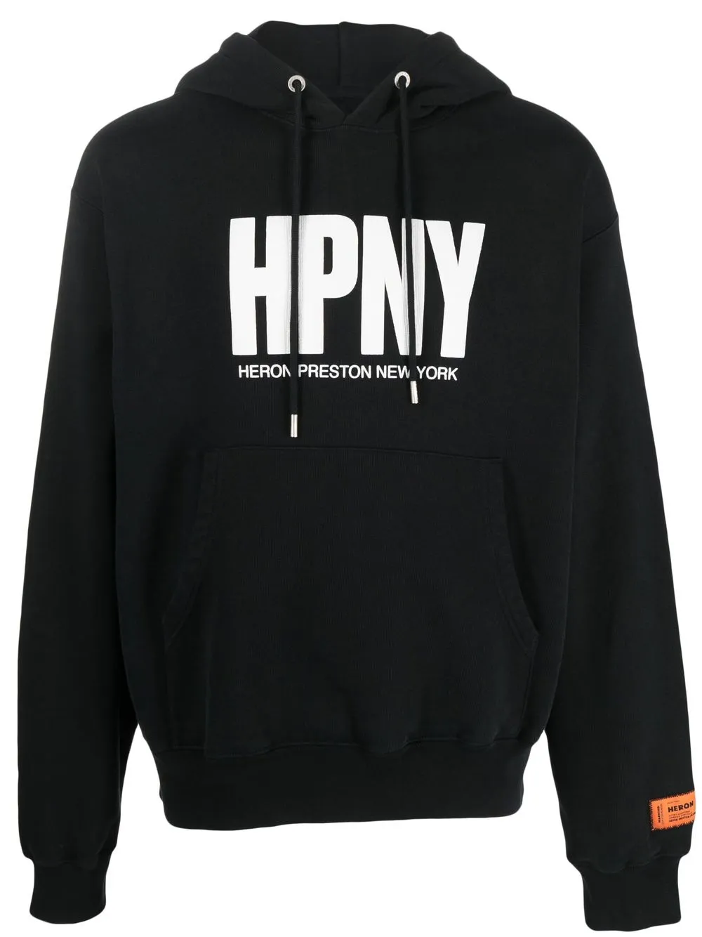 

Худи с кулиской и логотипом Heron Preston, черный