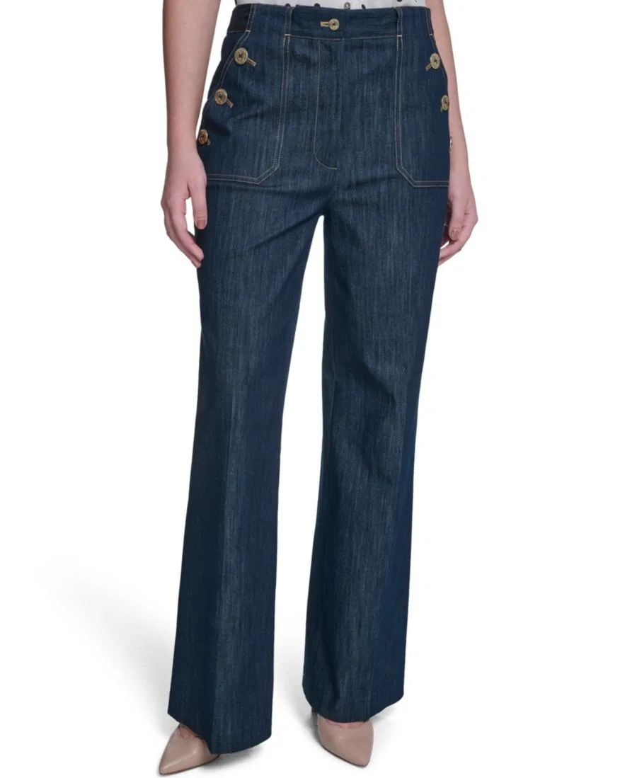 Женские джинсовые матросские брюки Tommy Hilfiger, Navy