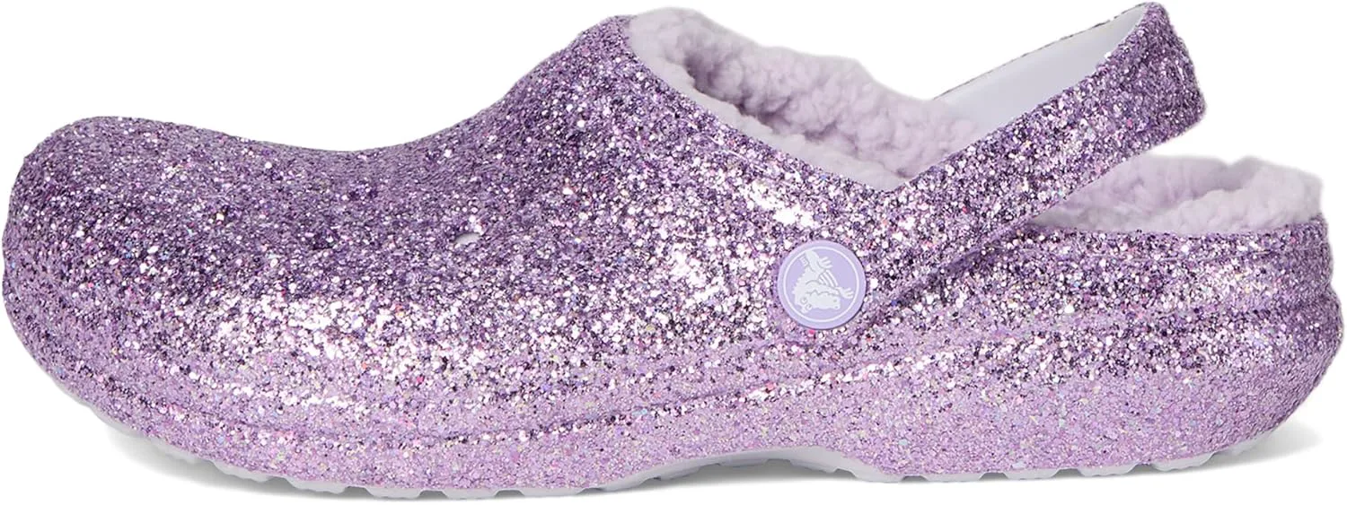 Детские классические сабо Crocs с подкладкой, фиолетовый — фото 4