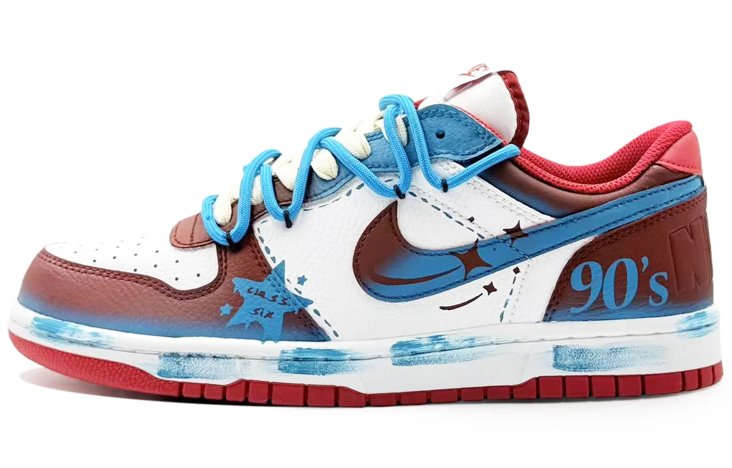 Кроссовки Nike Big Red Blue — фото 3