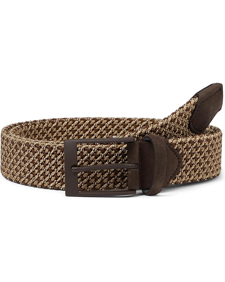 

Ремень Johnston & Murphy Tubular Woven Belt, цвет Brn/Beige