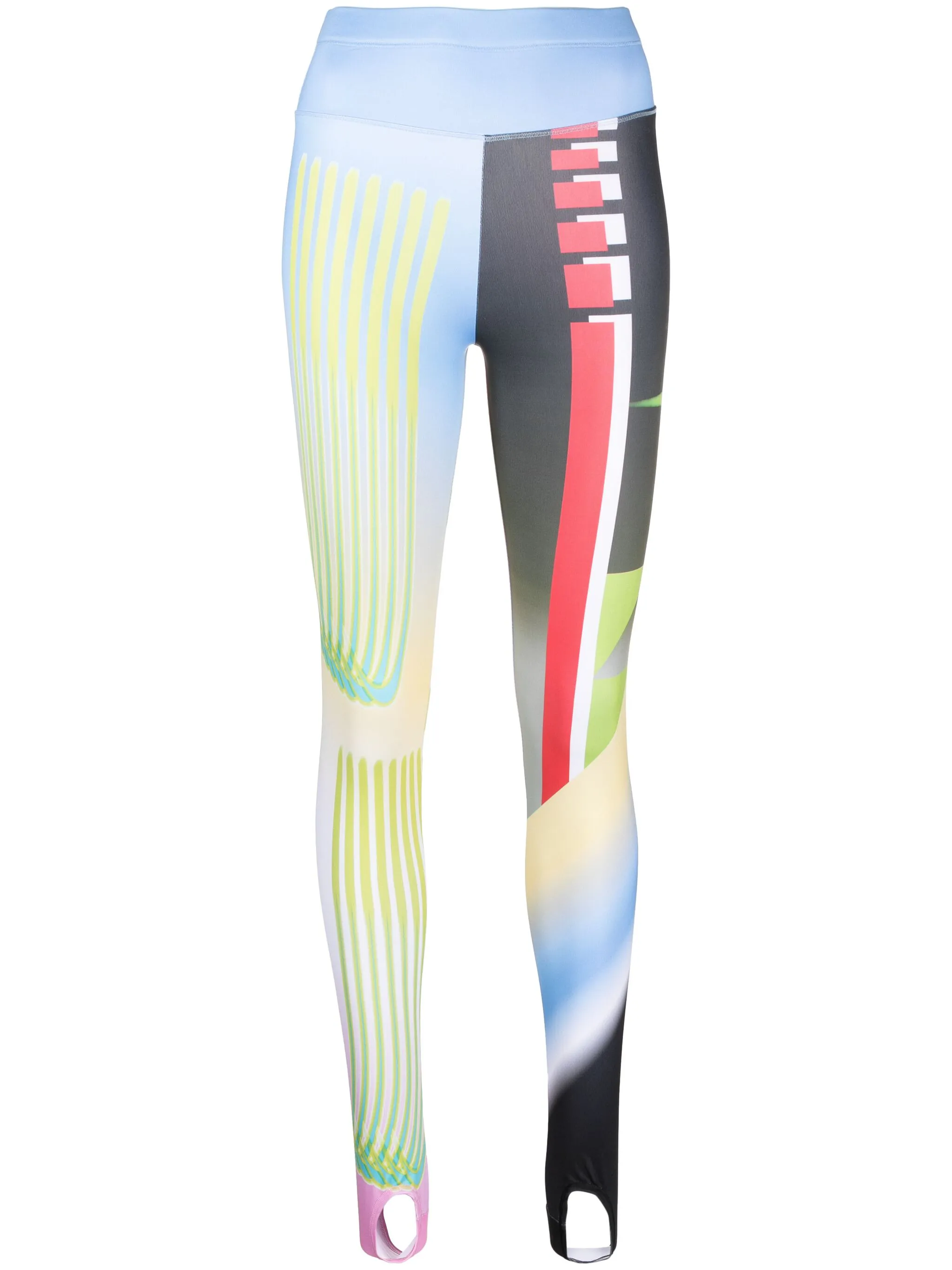 

Легинсы с абстрактным принтом Chopova Lowena, синий