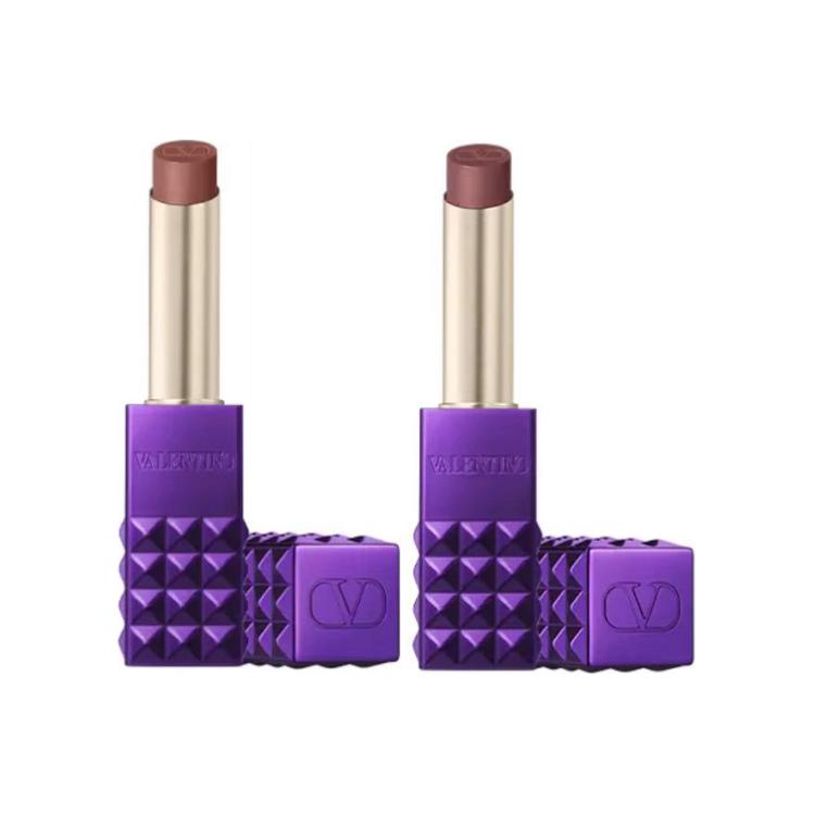 Valentino Wilderness Purple Limited Stud комплекты одежды помады матовые для сияния кожи — фото 4
