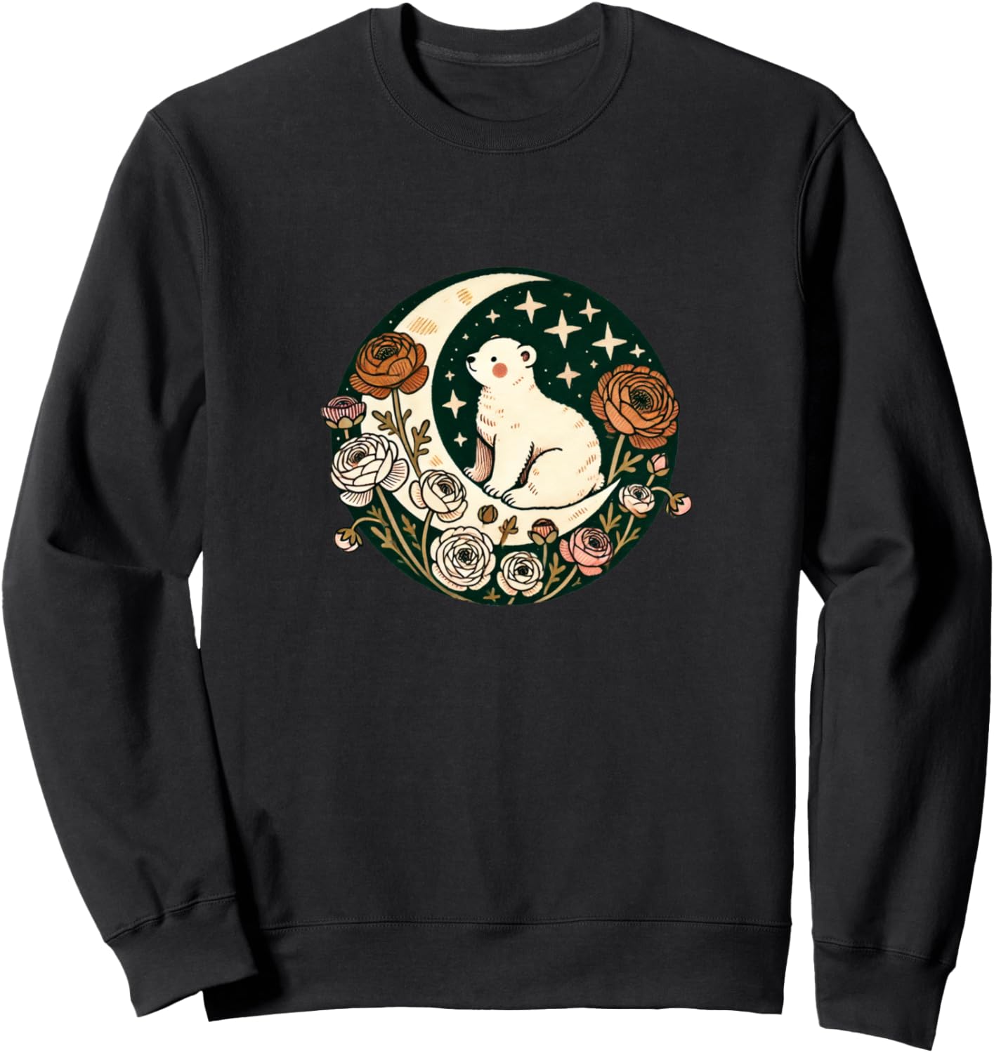 

Иллюстрация белого медведя, цветок ранункулюса, толстовка Cat Snugg, Белый, Иллюстрация белого медведя, цветок ранункулюса, толстовка Cat Snugg