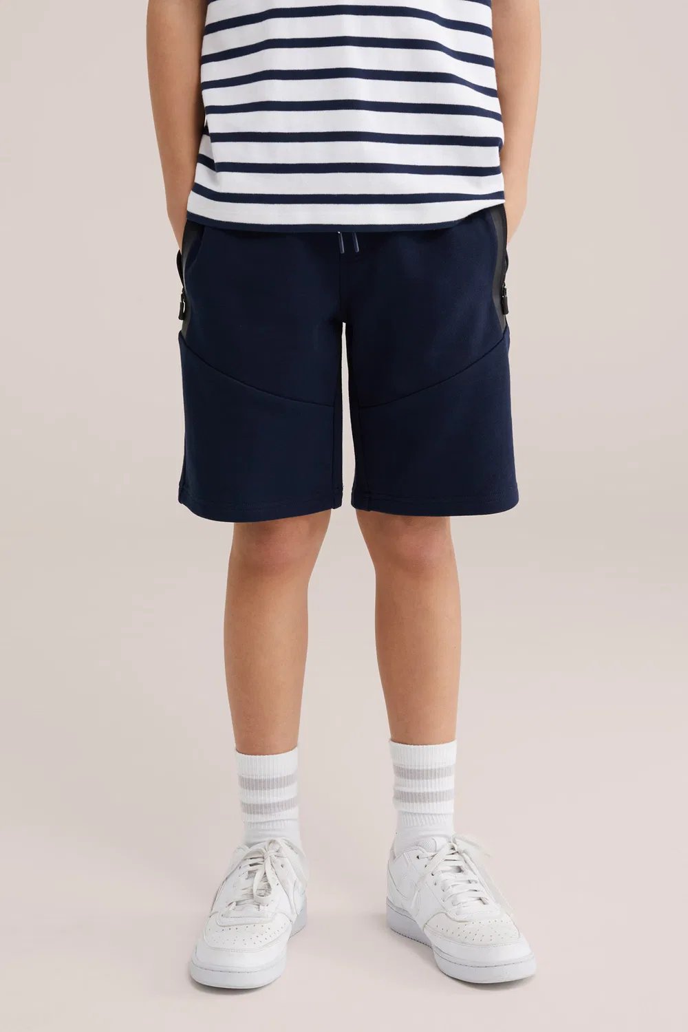 Обычные брюки We Fashion, Marine Blue — фото 3