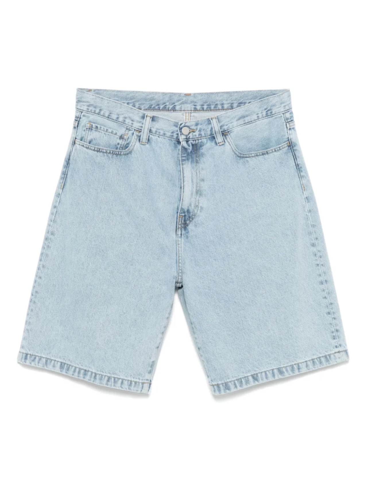 

Джинсовые шорты с логотипом Carhartt WIP, синий