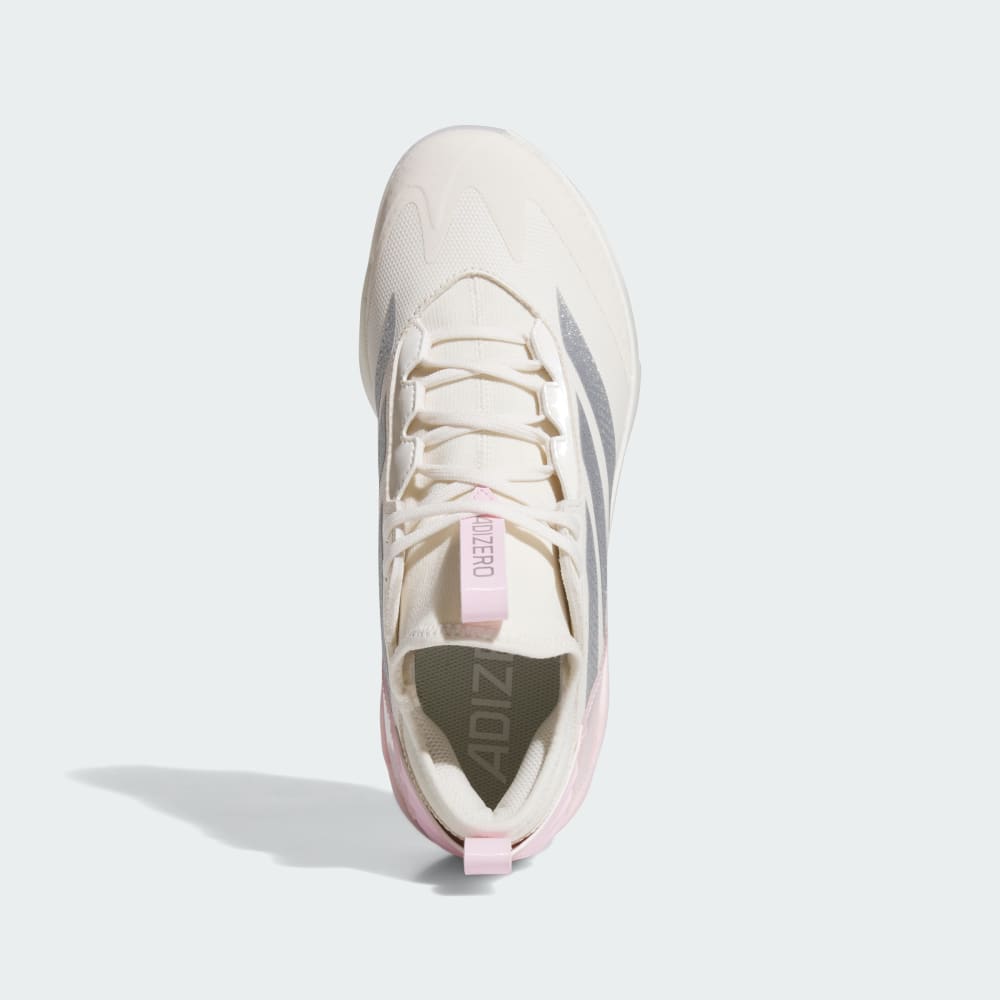 Кроссовки Adidas Adizero Instinct+ TPU 2.0 Shoes, цвет Chalk White/Silver Metallic/Clear Pink — фото 2