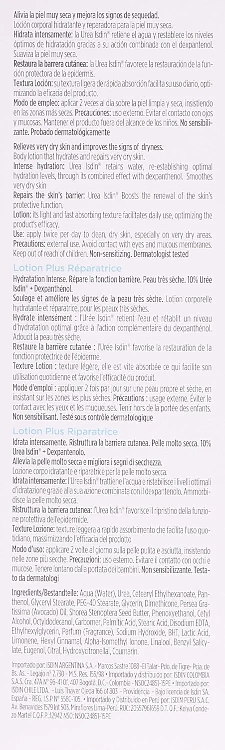 Увлажняющий лосьон «Ureadin Ultra10 Lotion Plus» от ISDIN Isdin — фото 4