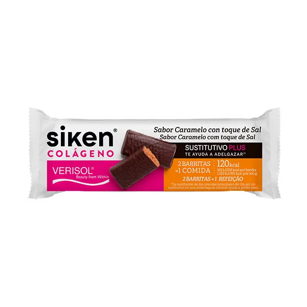 

Плюс заменитель коллагена Sabor Caramelo Con Toque De Sal Siken, 40 g