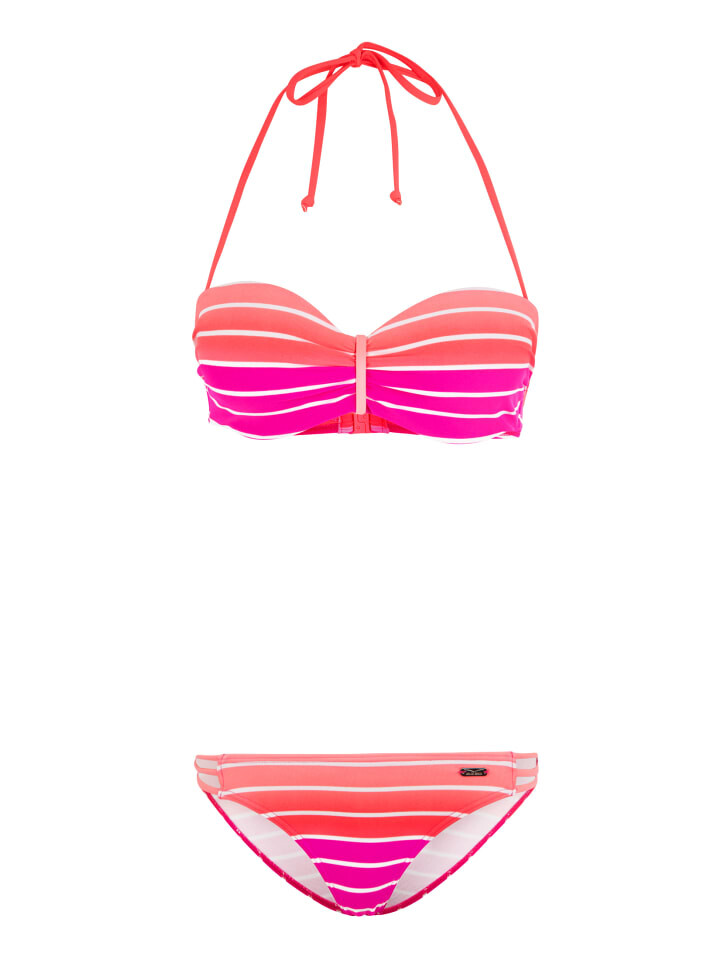 

Комплект бикини Venice Beach, цвет pink/gestreift