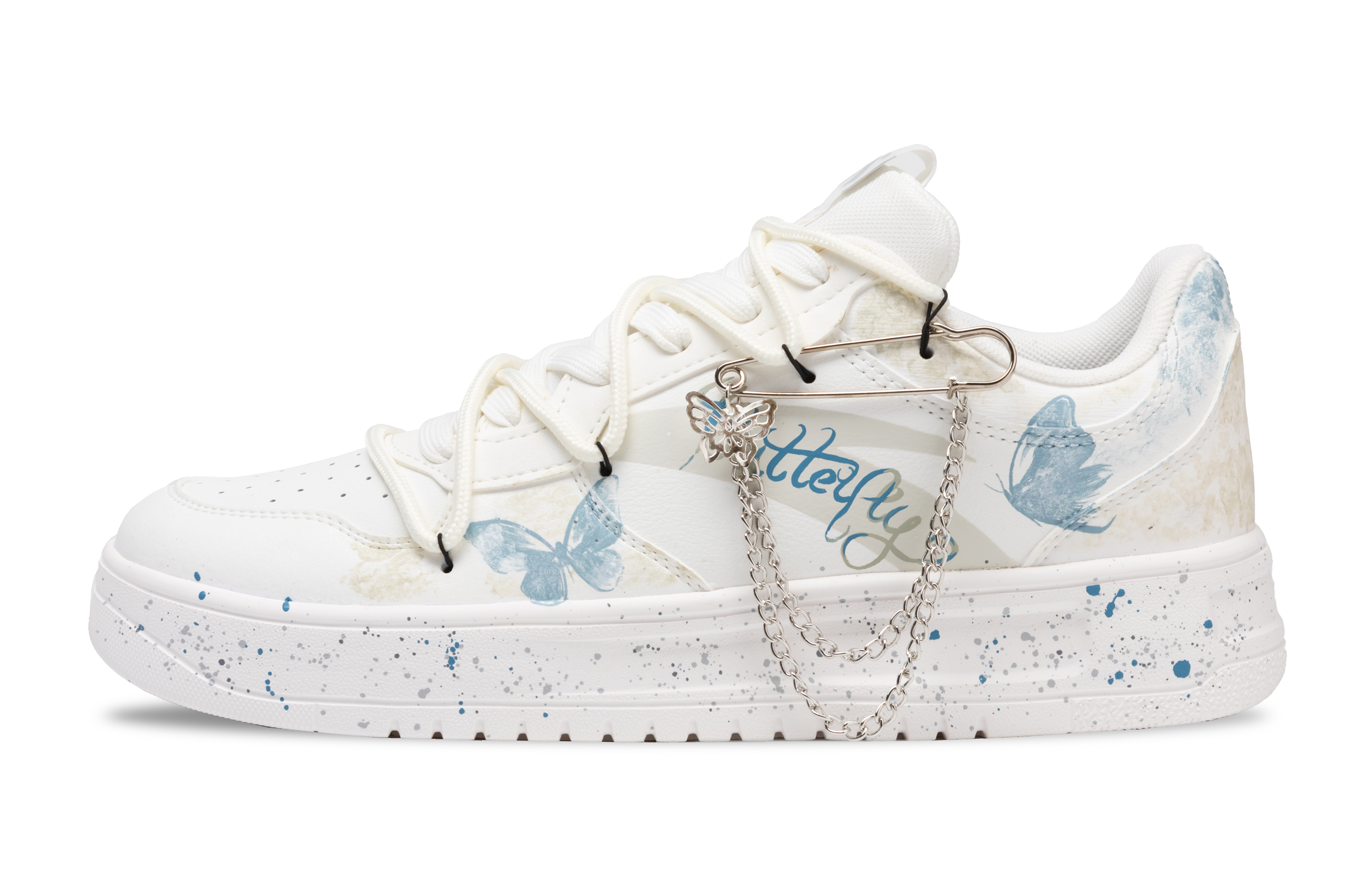 

Легкие и дышащие низкие кроссовки для скейтбординга мужские Bass Carolina Blue ANTA, Bass Maca Blue