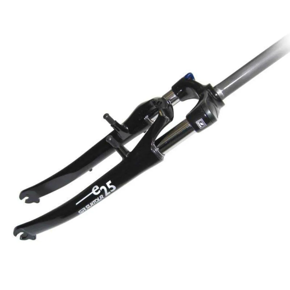 

Вилка SR Suntour SR SF14 CR85 E25 P LO V-BR SL300 Ahead, серебряный