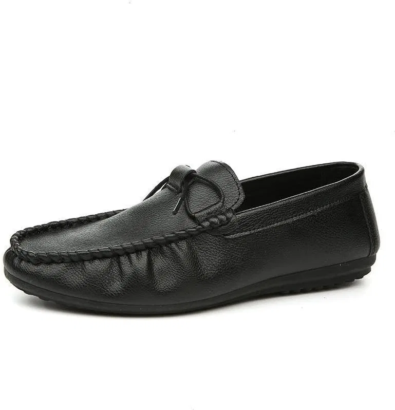 Лоферы из экокожи мужские, Black PUGHGAETZF