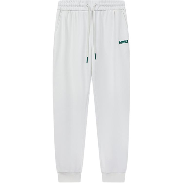 

K·SWISS Женские трикотажные спортивные штаны KSWISS Euryale белого цвета