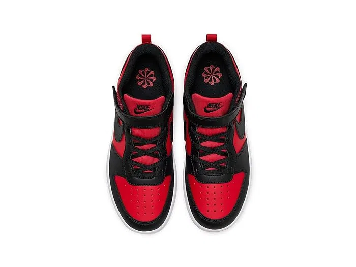 Кроссовки Nike Court Borough Low Recraft, University Red/Black/White — фото 3