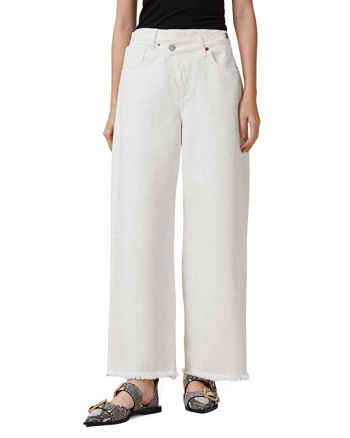 

Джинсы Aki High Rise Wide Leg в цвете Chalk White ALLSAINTS, белый