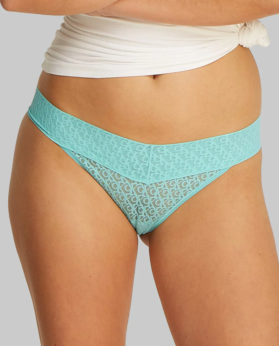 

Стринги ICON LOGO LACE Calvin Klein, голубой