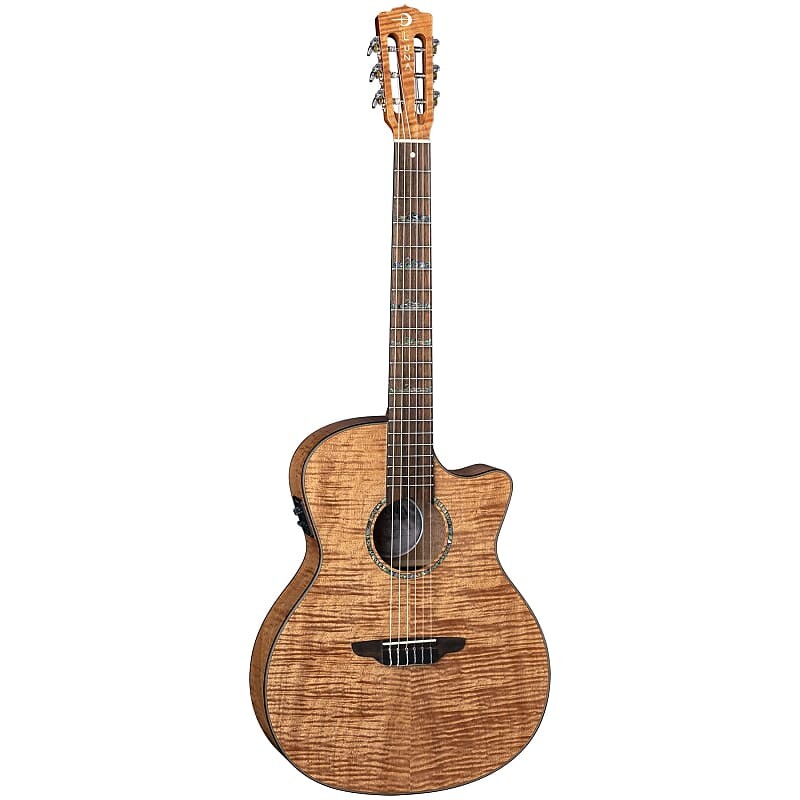 

Акустическая гитара Luna HT EXM NYL High Tide Exotic Mahogany Top Nylon Acoustic Electric Guitar