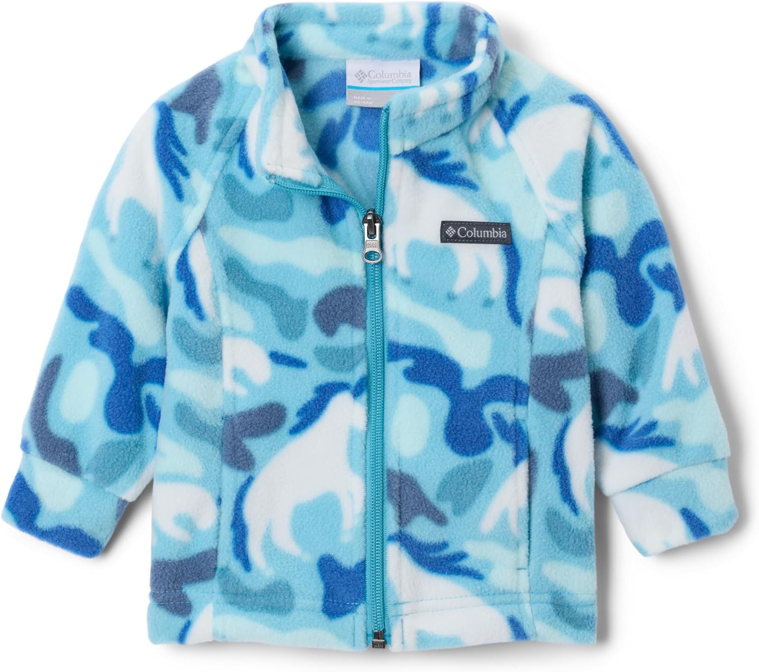 

Детская флисовая куртка Columbia Kids Benton Springs II с принтом, Vintage Blue Uniflauge