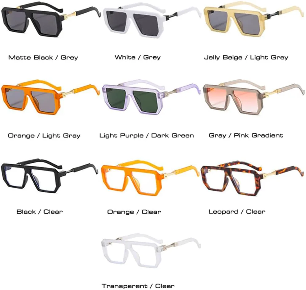 

Солнцезащитные очки UV400 - Jelly Color Punk Clear Gradient для женщин и мужчин, для бега и занятий спортом на открытом воздухе UYPTK, Gray Pink Gradient