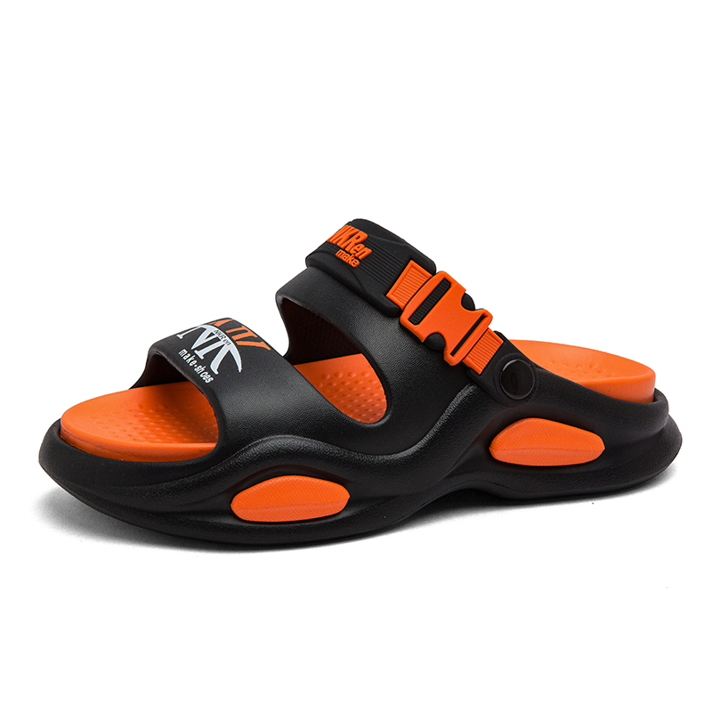 

Сандалии с одним ремешком мужские CariteSport, Black Orange